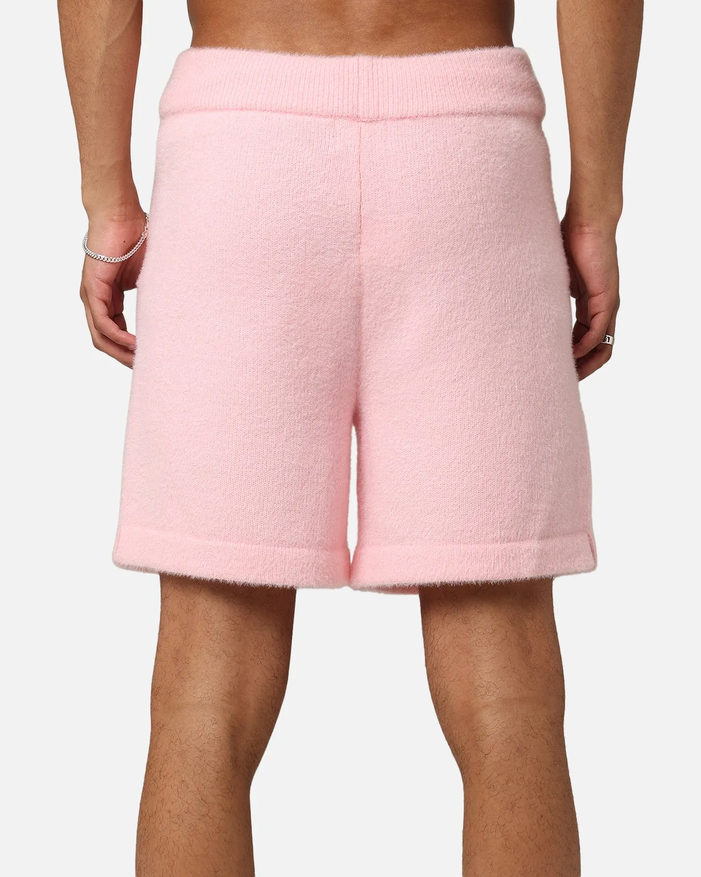 XXIII Fluffy Knit Shorts Pink