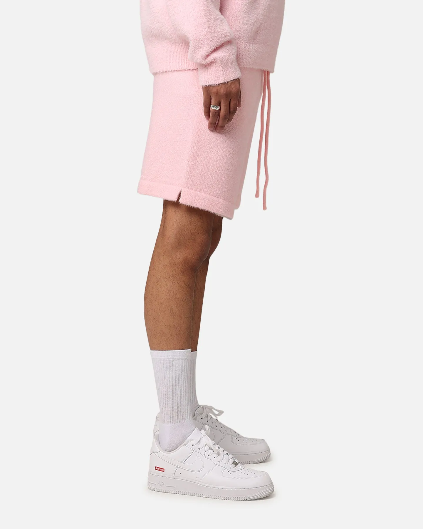 XXIII Fluffy Knit Shorts Pink